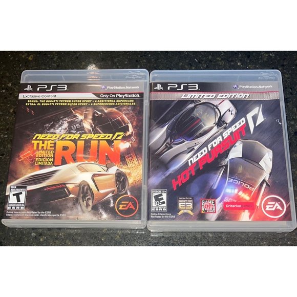 PlayStation 3 The Run & Hot Pursuit PS3 Video Games Tested Works - Picture 1 of 3